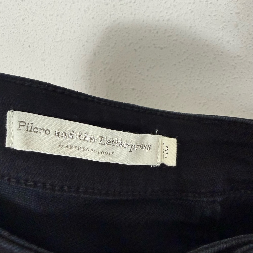 Anthropologie Pilcro Black High Rise Bootcut Jean Sz 27 - Picture 7 of 9